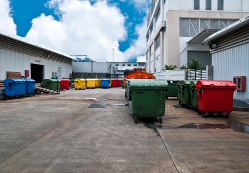 Community clean-up event in East London